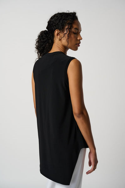 Joseph Ribkoff Sleeveless V-Neck Tunic Style 161060TT – IBHANA