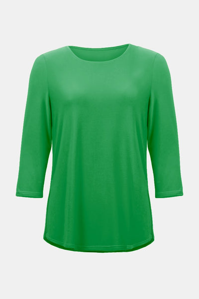 Joseph Ribkoff Classic Three Quarter T-Shirt Seasonal IBHANA Sleeve - – Colors