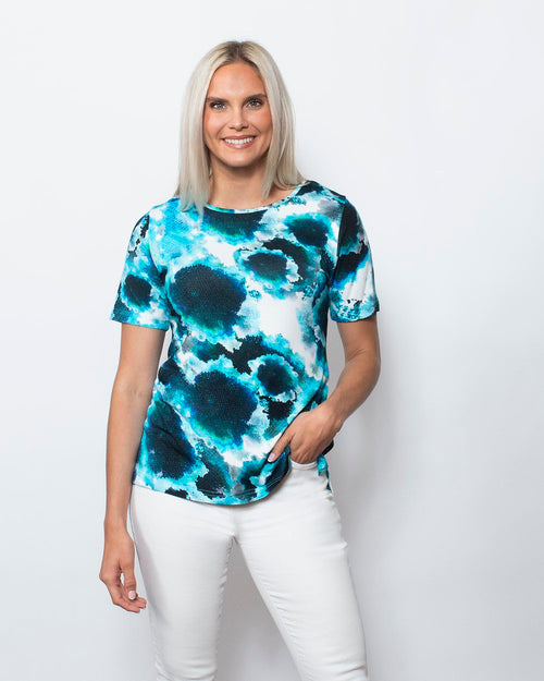 Snoskins Viscose Prints Tee-Shirt 44608-24S