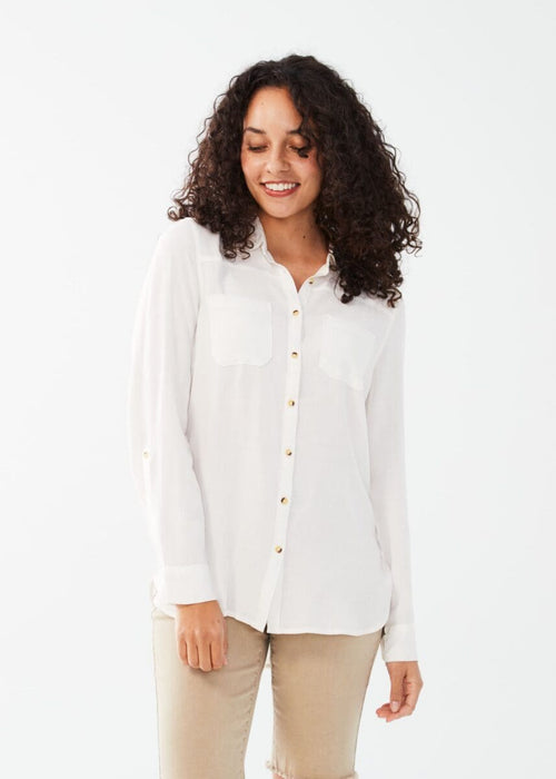 FDJ Long Sleeve Cotton Gauze Shirt d7198985 S24