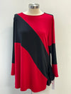 IC Colletion Black and Red Top