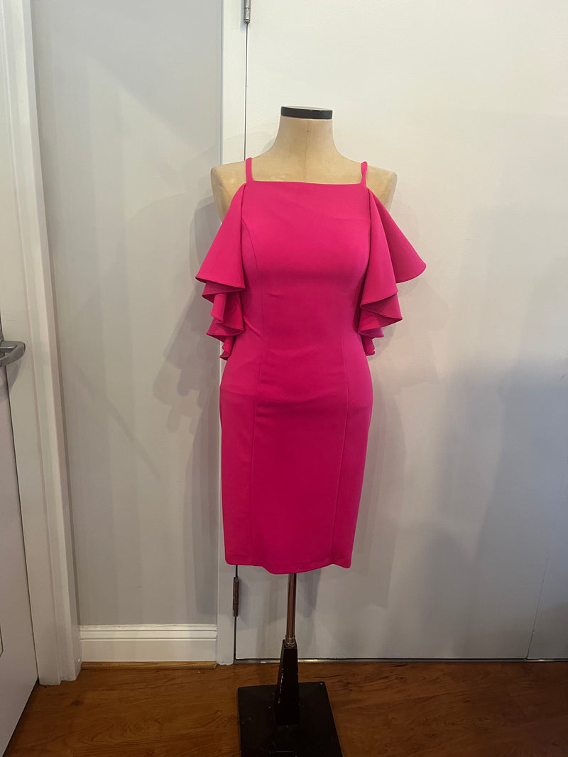 Joseph Ribkoff Hot Pink Dress Size 8