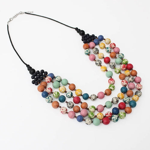 Sylca Multi Strand Vibrant Bree Necklace Style TG22N03