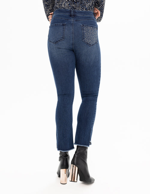 Renuar Denim To Love Step Hem Cropped Jeans Style R10058D-F23