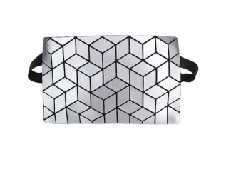 Patrizia Luca Slanted Triangle Cork Clutch Style 0H03BC