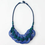 Sylca Blue Shell Heidi Choker Necklace Style UN20N11