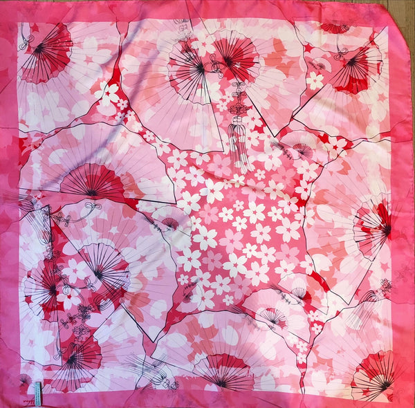 Cherry Blossom Deeper Pink Scarf – IBHANA