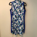 Sleeveless dress, Novelty neck, snaps, Style GF-1653-E186
