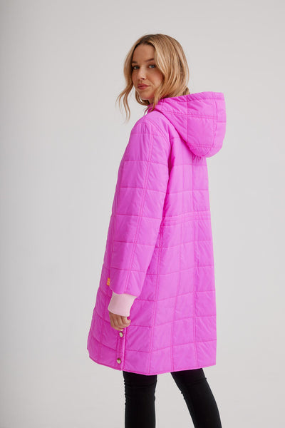 独特な店 Nikki Jones zipper w/contrast coat puffer light Super スキー