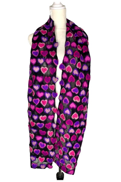POMEGRANATE MOON WARM Feather Scarf