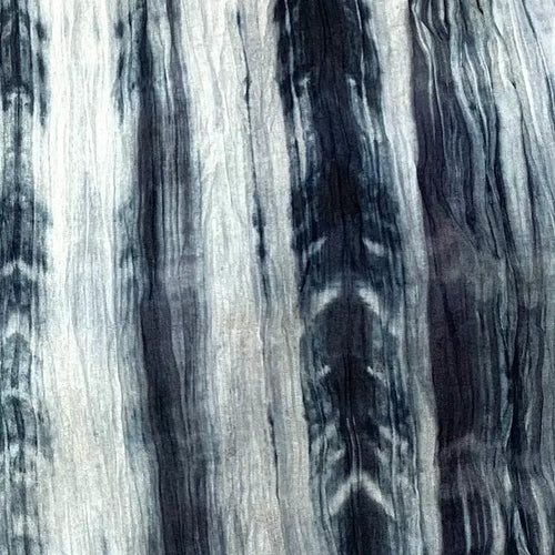 Lua scarf Watercolor SC1000 #03 Watercolor Scarf | Black+Ivory