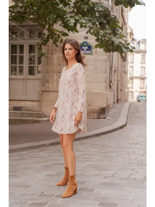 Choklate Paris Sabine Lace A-Line Dress Style 80922