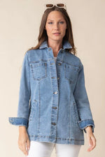 Habitat Stretch Denim Stretch Denim Boyfriend Jacket