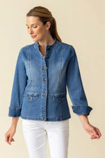 Habitat Stretch Denim Moto Jacket 11412