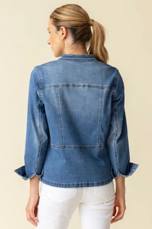 Habitat Stretch Denim Moto Jacket 11412