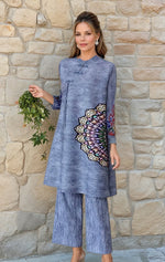 Vanite Two-Piece set 1508 blue