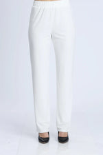 IC Collection Ivory Straight Leg Long Pants Style 1983P