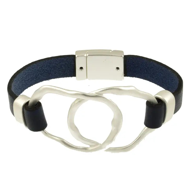 Origin Matt Magnetic Closure Leather Bracelet Style 6239