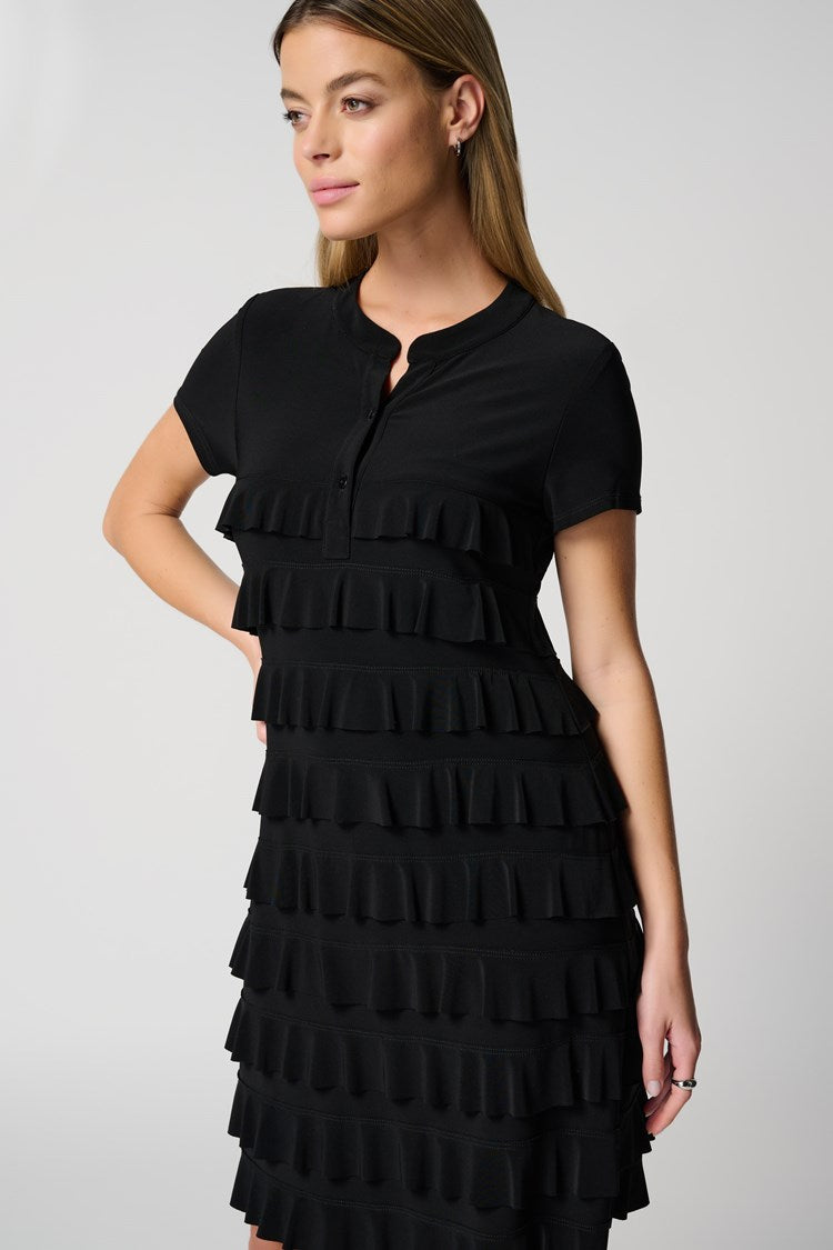 Joseph Ribkoff Ruffle Dress Style 211350TT