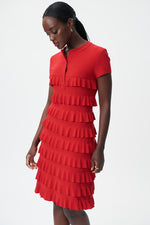 Joseph Ribkoff Ruffle Dress Style 211350TT