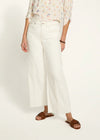 FDJ Olivia Wide Ankle Denim, Ivory