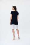 Joseph Ribkoff Color-Blocked Short Sleeve Cocoon Dress Style 222154S