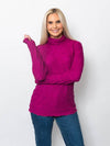 Snoskins Printed Dreamcatcher Drape Neck top 22721-F25