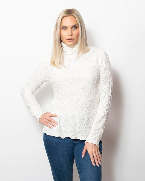 Snoskins Printed Dreamcatcher Drape Neck top 22721-F25