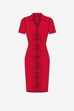 Joseph Ribkoff Silky Knit Short-Sleeved Sheath Dress Style 231101