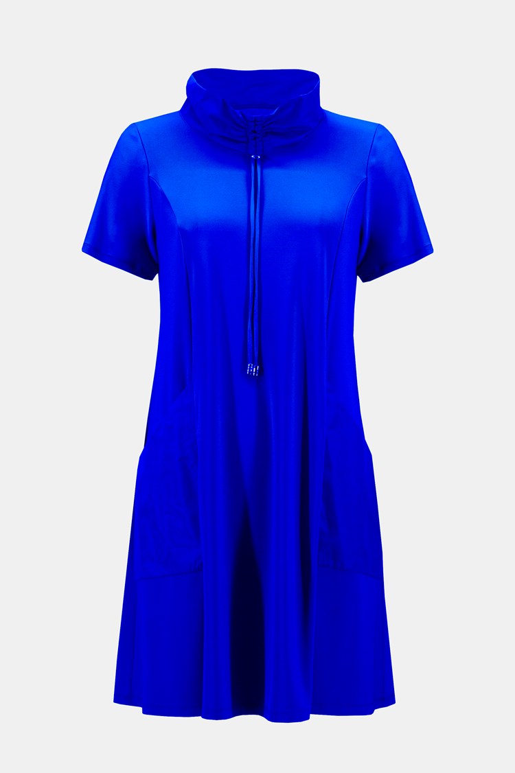Joseph Ribkoff A-Line Dress With Gathered Neckline 231141