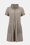 Joseph Ribkoff A-Line Dress With Gathered Neckline 231141