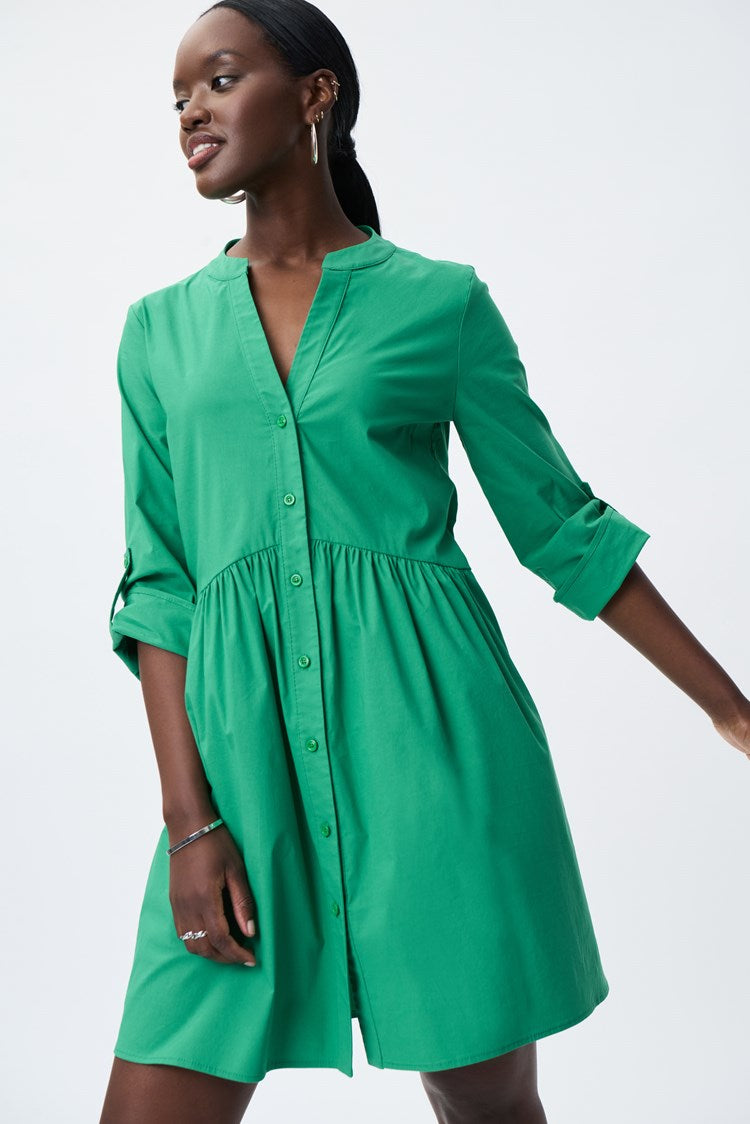 Joseph Ribkoff Tiered Front Placket Dress Style 231148