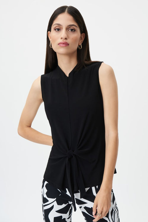 Joseph Ribkoff Sleeveless Top With Front Shirring Style 232012