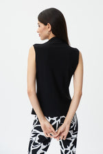 Joseph Ribkoff Sleeveless Top With Front Shirring Style 232012