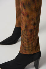 Joseph Ribkoff Slim-Fit Houndstooth Pants Style 233000