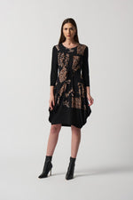 Joseph Ribkoff Waist Tie Cocoon Dress Style 233152