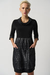 Joseph Ribkoff Stand Collar Cocoon Dress Style 233158