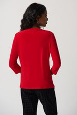 Joseph Ribkoff Twist Silky Knit Fitted Top Style 234044