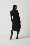 Joseph Ribkoff Sweater Knit Dress With Faux Leather Patched Pockets Style 234160