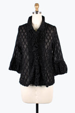 Damee Sparkling Ogee Ruffle jacket 2397-Gld
