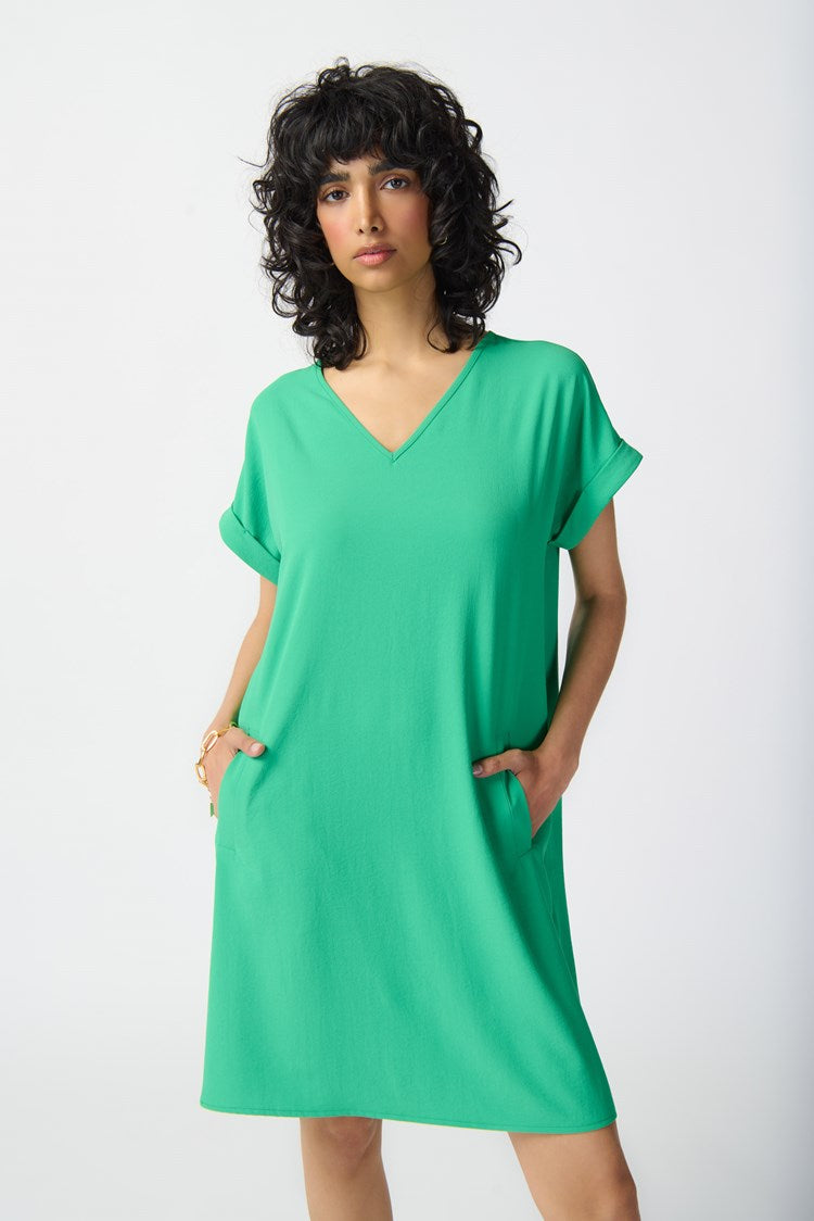 Joseph Ribkoff Stretch Woven Straight Dress 241129