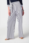 Joseph Ribkoff Striped Silky Knit Wide-Leg Pants 241135