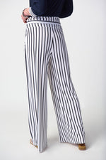 Joseph Ribkoff Striped Silky Knit Wide-Leg Pants 241135