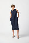 Joseph Ribkoff | Textured Woven Sleeveless Cocoon Dress 241204S25 - S25