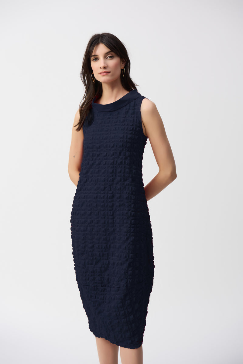 Joseph Ribkoff | Textured Woven Sleeveless Cocoon Dress 241204S25 - S25