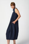 Joseph Ribkoff | Textured Woven Sleeveless Cocoon Dress 241204S25 - S25