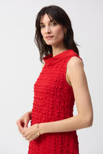 Joseph Ribkoff | Textured Woven Sleeveless Cocoon Dress 241204S25 - S25