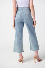 Joseph Ribkoff Culotte Jeans with Embellished Front Seam 241903