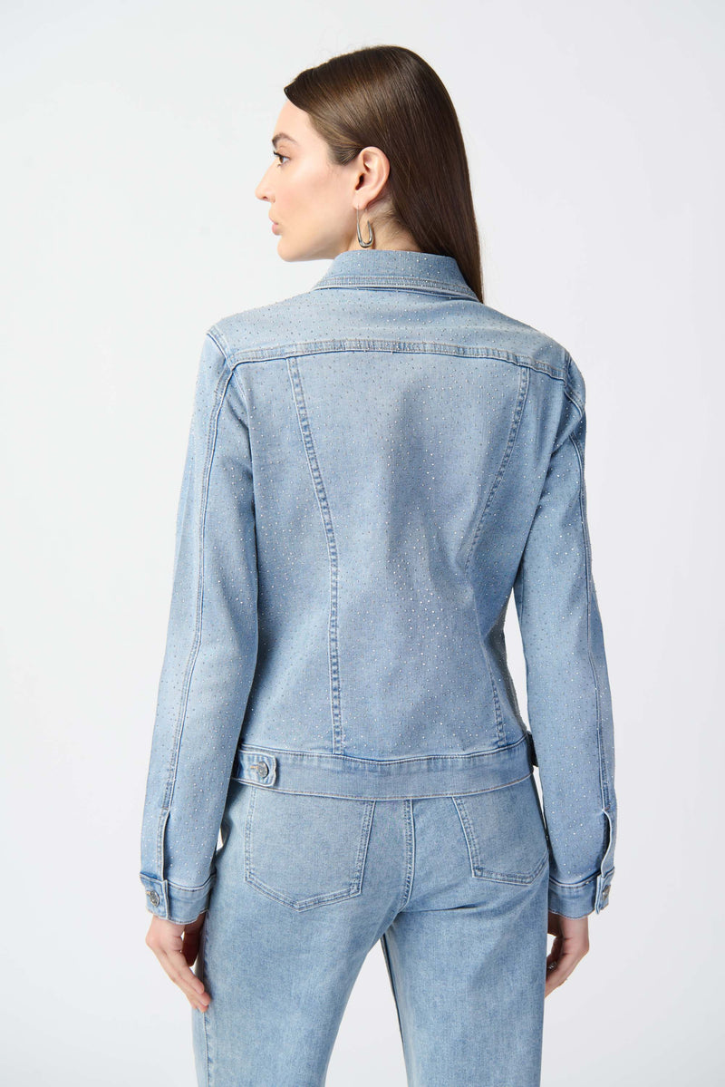 Silver Jeans Co. Button Front Fitted Jean Jacket | Dillard's