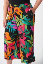 Joseph RibkoffGauze Tropical Print Culotte Pants 242211